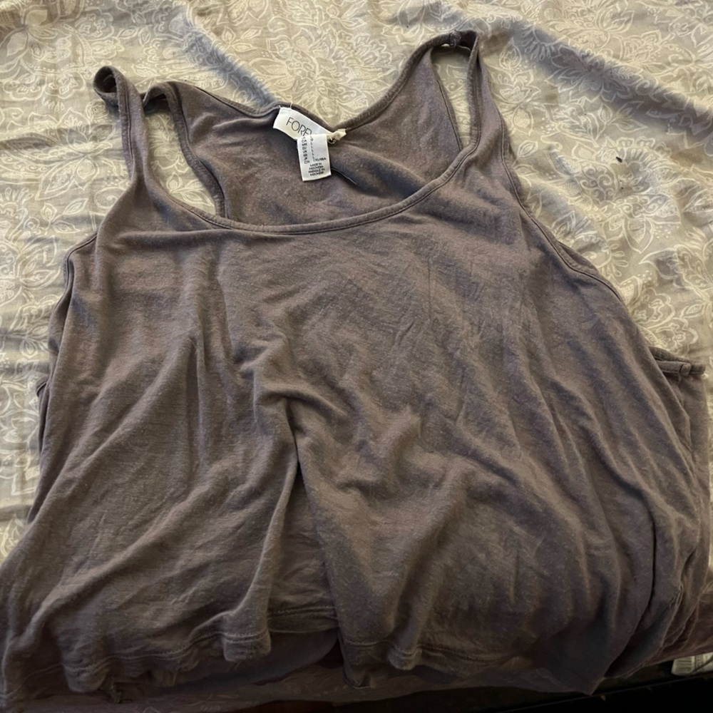 LARGE BROWN FOREVER 21 TANK